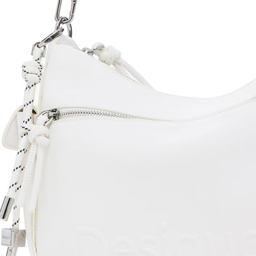 Desigual Half Astana - Schultertasche 30 cm (white) - Markenkoffer