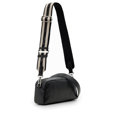 Desigual Half Logo - Umhängetasche 22 cm (black) - Markenkoffer