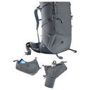 Deuter Aircontact Core 65+10 SL - Women's Trekkingrucksack 84 cm (graphite - black) - Markenkoffer