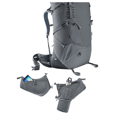 Deuter Aircontact Core 65+10 SL - Women's Trekkingrucksack 84 cm (graphite - black) - Markenkoffer