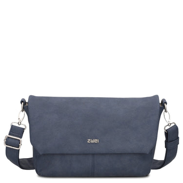 zwei Mademoiselle M60 - Umhängetasche 33 cm (nubuk-blue)