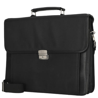 D&N Basic Line - Aktentasche 41 cm Nylon (schwarz) - Markenkoffer