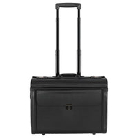D&N Business - 2 - Rollen Pilotenkoffer 48 cm PU (schwarz) - Markenkoffer