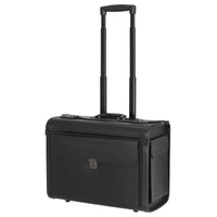 D&N Business - 2 - Rollen Pilotenkoffer 48 cm PU (schwarz) - Markenkoffer