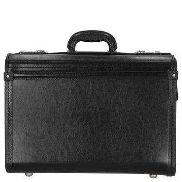 D&N Business - Pilotenkoffer 46 cm Leder (schwarz) - Markenkoffer