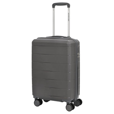 D&N Travel Line 2900 - 4 - Rollen - Kabinentrolley S 55 cm (grau) - Markenkoffer