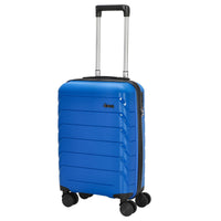 D&N Travel Line 4100 - 4-Wheel Cabin Trolley S 54 cm (Color: blue)