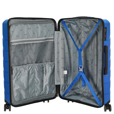 D&N Travel Line 4100 - 4 - Rollen - Trolley L 74 cm (blue) - Markenkoffer