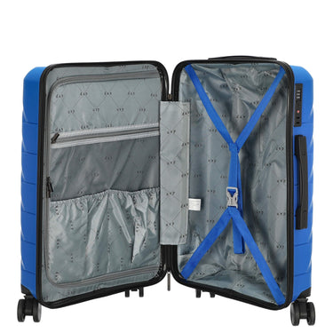 D&N Travel Line 4100 - 4 - Rollen - Trolley M 64 cm (blau) - Markenkoffer