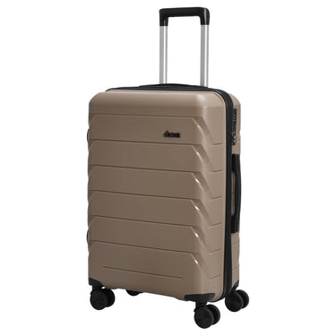 D&N Travel Line 4100 - 4 - Rollen - Trolley M 64 cm (taupe) - Markenkoffer