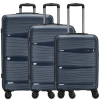 D&N Travel Line 4300 - Trolley - Set 3tlg. (dunkelblau) - Markenkoffer