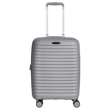 D&N Travel Line 4500+ - 4 - Rollen - Kabinentrolley S 55 cm erw. (grau) - Markenkoffer