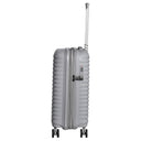 D&N Travel Line 4500+ - 4 - Rollen - Kabinentrolley S 55 cm erw. (grau) - Markenkoffer