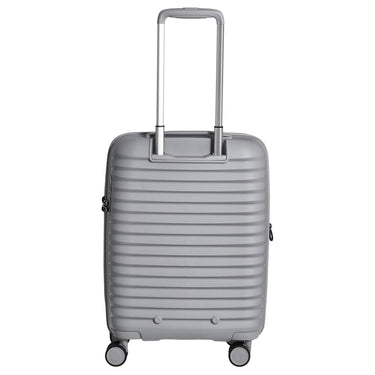 D&N Travel Line 4500+ - 4 - Rollen - Kabinentrolley S 55 cm erw. (grau) - Markenkoffer