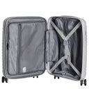 D&N Travel Line 4500+ - 4 - Rollen - Kabinentrolley S 55 cm erw. (grau) - Markenkoffer