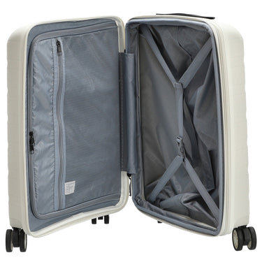 D&N Travel Line 4700+ - 4 - Rollen - Kabinentrolley S 55 cm erw. (cream white) - Markenkoffer