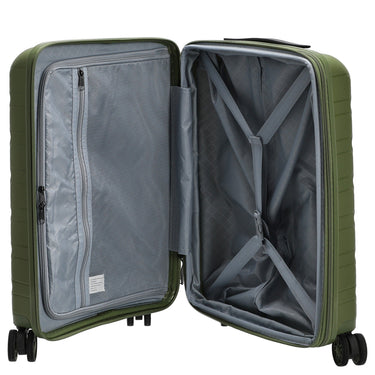 D&N Travel Line 4700+ - 4 - Rollen - Kabinentrolley S 55 cm erw. (olive green) - Markenkoffer