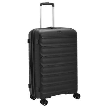 D&N Travel Line 4700+ - 4 - Rollen - Trolley M 68 cm erw. (schwarz) - Markenkoffer