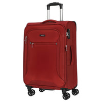 D&N Travel Line 6404 - 4 - Rollen - Trolley M 68 cm (bordeaux) - Markenkoffer
