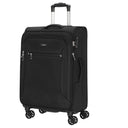 D&N Travel Line 6404 - 4 - Rollen - Trolley M 68 cm (schwarz) - Markenkoffer