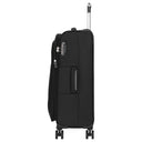 D&N Travel Line 6404 - 4 - Rollen - Trolley M 68 cm (schwarz) - Markenkoffer