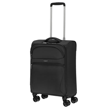 D&N Travel Line 9104 - 4 - Rollen - Kabinentrolley S 55 cm (schwarz) - Markenkoffer