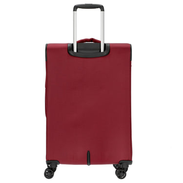 D&N Travel Line 9104 - 4 - Rollen - Trolley M 67 cm erw. (bordeaux) - Markenkoffer