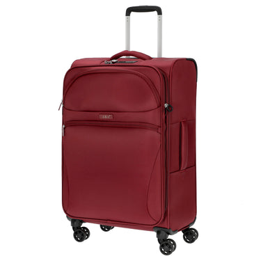 D&N Travel Line 9104 - 4 - Rollen - Trolley M 67 cm erw. (bordeaux) - Markenkoffer