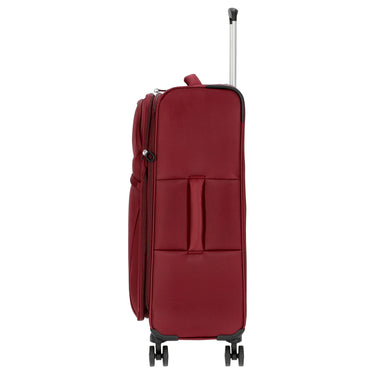 D&N Travel Line 9104 - 4 - Rollen - Trolley M 67 cm erw. (bordeaux) - Markenkoffer