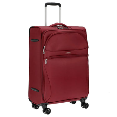 D&N Travel Line 9104 - 4 - Rollen - Trolley M 67 cm erw. (bordeaux) - Markenkoffer