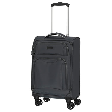D&N Travel Line 9204 - 4 - Rollen - Kabinentrolley S 55 cm (grau) - Markenkoffer