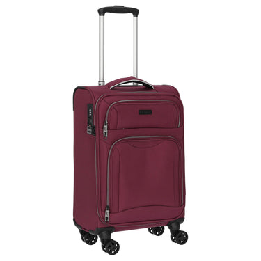 D&N Travel Line 9204 - 4 - Rollen - Kabinentrolley S 55 cm (purple) - Markenkoffer