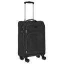 D&N Travel Line 9204 - 4 - Rollen - Kabinentrolley S 55 cm (schwarz) - Markenkoffer