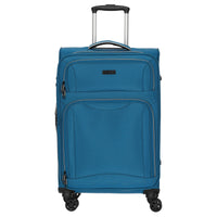 D&N Travel Line 9204 - 4 - Rollen - Trolley M 66 cm erw. (blau) - Markenkoffer