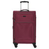 D&N Travel Line 9204 - 4-Rollen-Trolley M 66 cm erw. (purple)