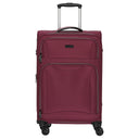 D&N Travel Line 9204 - 4 - Rollen - Trolley M 66 cm erw. (purple) - Markenkoffer