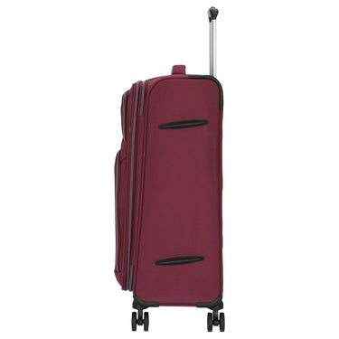 D&N Travel Line 9204 - 4 - Rollen - Trolley M 66 cm erw. (purple) - Markenkoffer