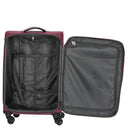 D&N Travel Line 9204 - 4 - Rollen - Trolley M 66 cm erw. (purple) - Markenkoffer