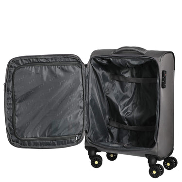 D&N Travel Line 9704 - 4 - Rollen - Kabinentrolley S 55 cm (grey) - Markenkoffer