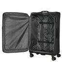 D&N Travel Line 9704 - 4 - Rollen - Trolley L 78 cm erw. (black) - Markenkoffer