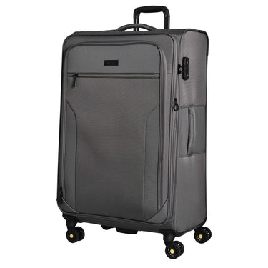 D&N Travel Line 9704 - 4 - Rollen - Trolley L 78 cm erw. (grey) - Markenkoffer