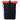 Doughnut Jetpack Reborn 22 - Rolltop Rucksack 15" 68 cm erw. (schwarz x grapefruit) - Markenkoffer