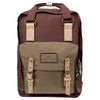 Doughnut Macaroon Jungle 16 - Backpack 38 cm (maroon x khaki)