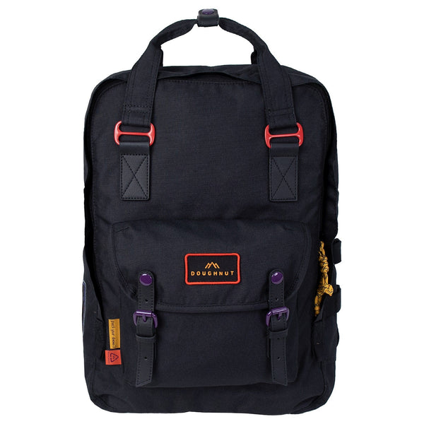 Doughnut Macaroon Large Happy Camper 20 Backpack 45 cm (Color: black)