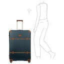 Brics Bellagio - 4 - Rollen - Trolley 82 cm erw. recycelt (blue/tan) - Markenkoffer