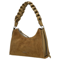 Coccinelle Boheme Suede Bimaterial - Schultertasche 30 cm (seagras/seagras)