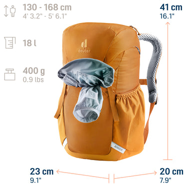 Deuter Junior - Rucksack (ab 7 Jahren) 41 cm (maple-amber) - Ansicht 8