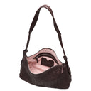 Les Visionnaires Marie Baguette Weave Silky - Schultertasche 38.5 cm (aubergine) - Ansicht 6