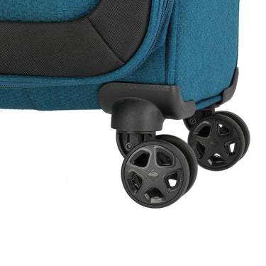 Travelite Kick Off - 4-Rollen-Trolley M 67 cm erw. (petrol)