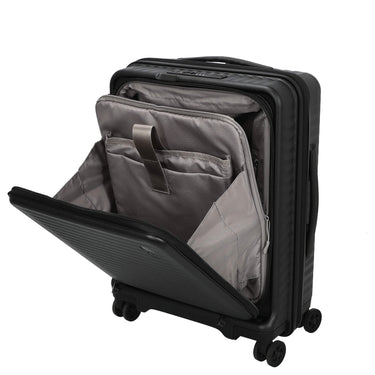 Echolac Celestra FA - 4 - Rollen - Kabinentrolley 14" S 55 cm erw. USB (black) - Markenkoffer